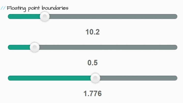 Pure JavaScript rangeSlider 